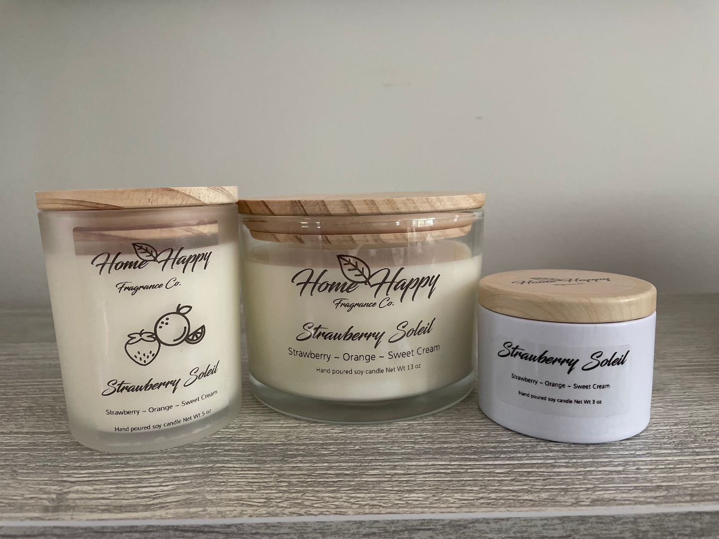 Strawberry Soleil 5 oz Candle