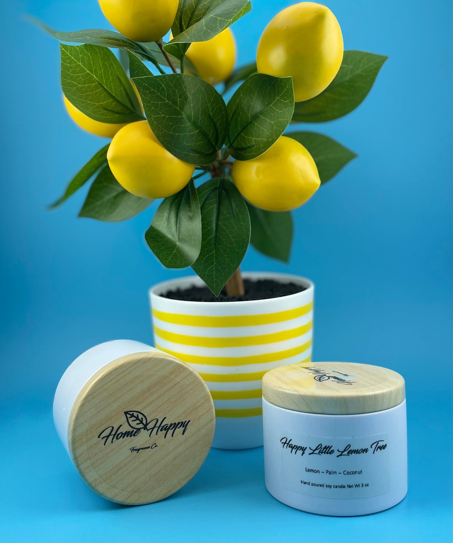Happy Little Lemon Tree 3 oz Candle
