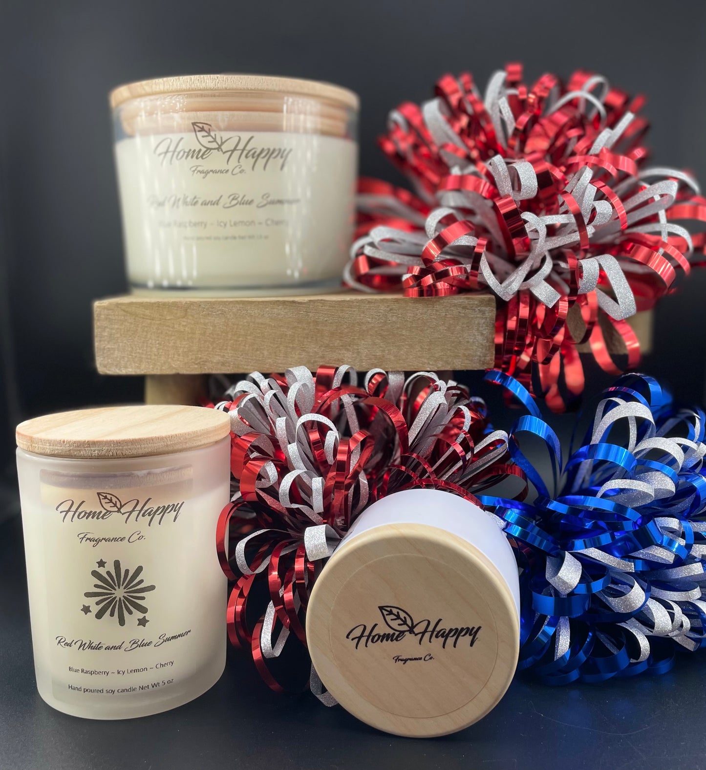Red White and Blue Summer 3 oz Candle