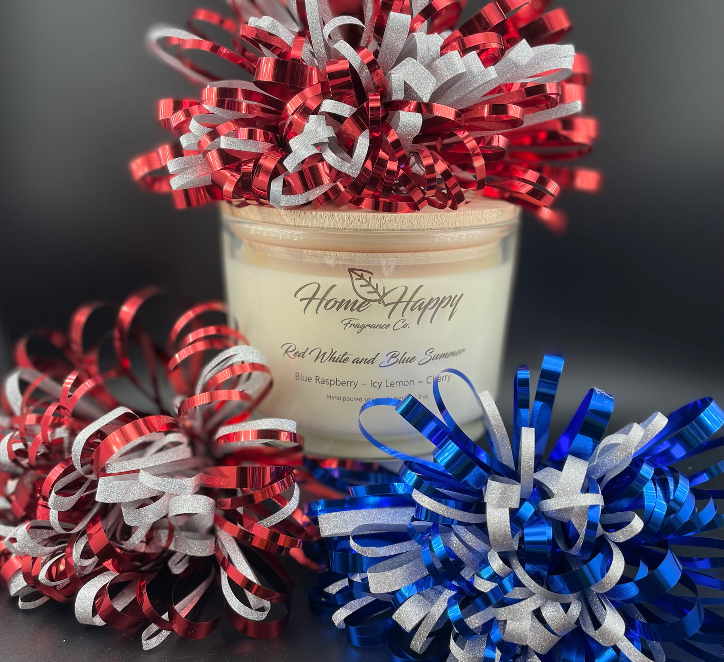 Red White and Blue Summer 13 oz Candle