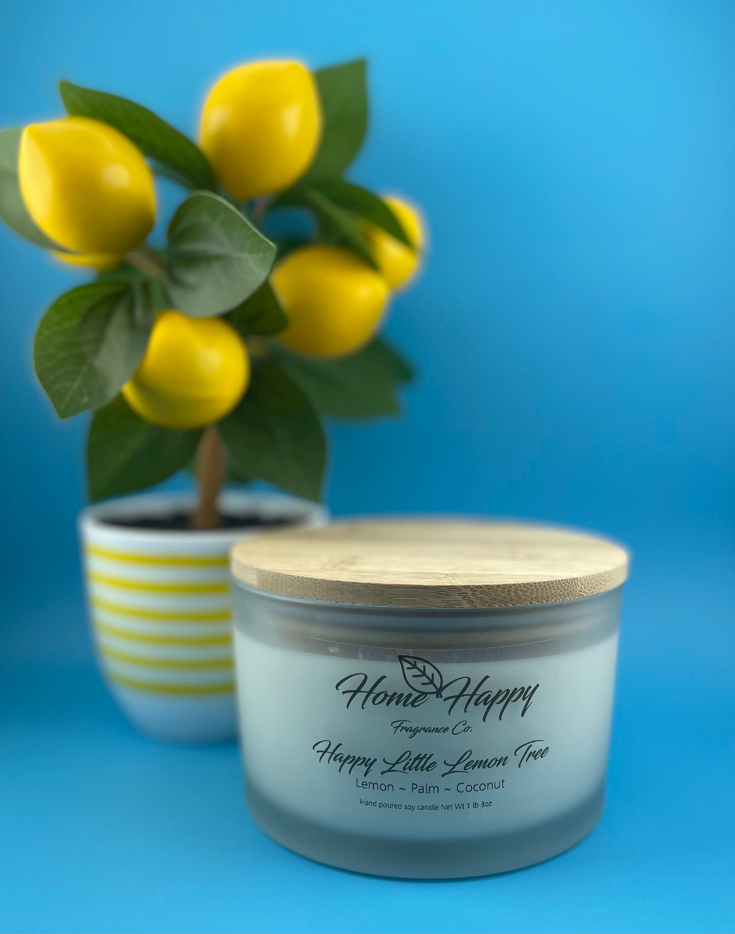 Happy Little Lemon Tree 19 oz Candle