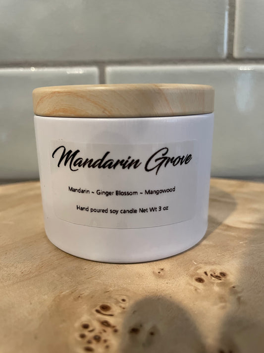 Mandarin Grove 3 oz Candle