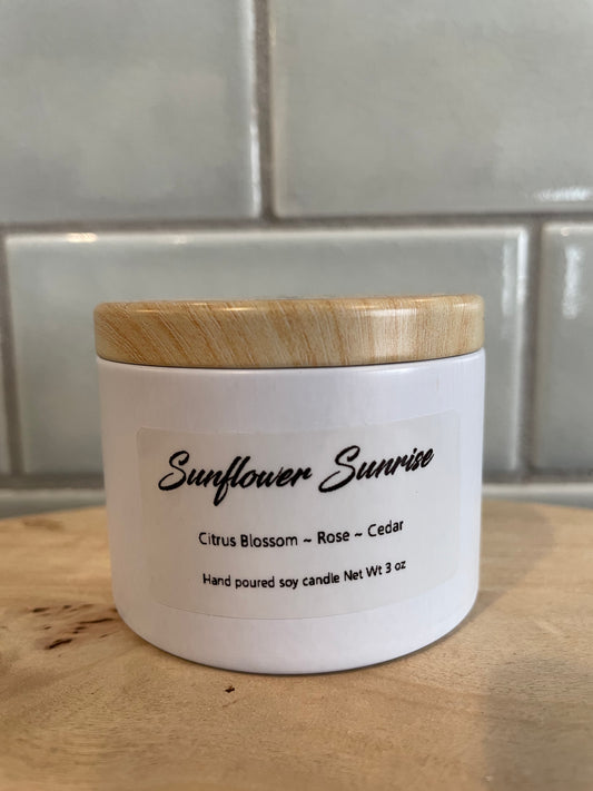 Sunflower Sunrise 3 oz Candle