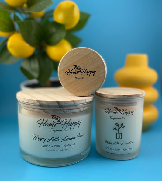 Happy Little Lemon Tree 13 oz Candle