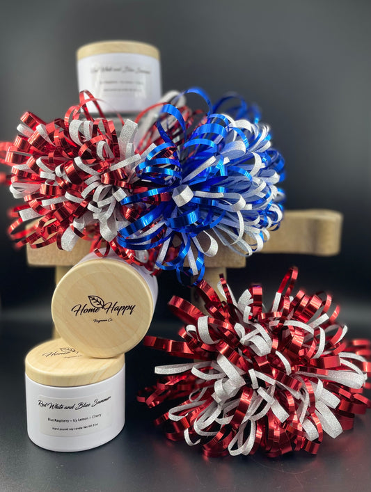 Red White and Blue Summer 3 oz Candle