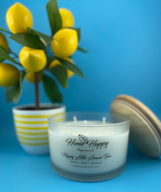 Happy Little Lemon Tree 19 oz Candle