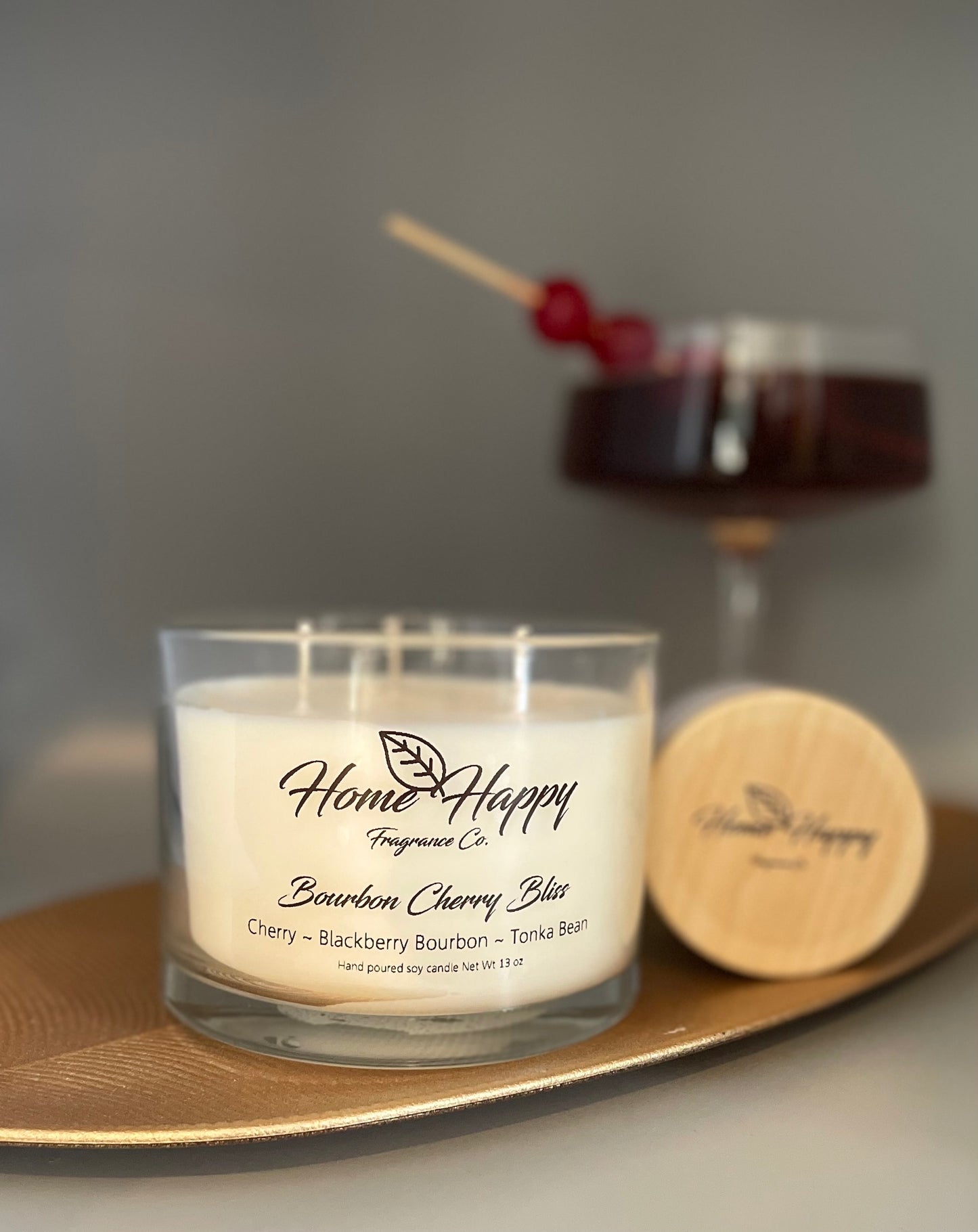 Bourbon Cherry Bliss 13oz Candle